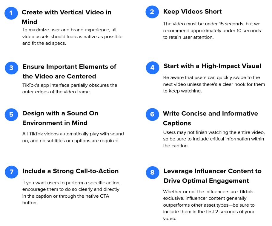 8 basic rules to advertise on TikTok